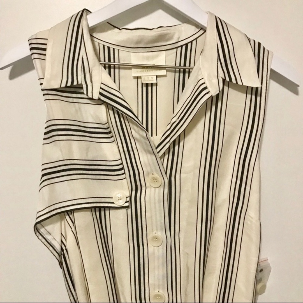 Anthropologie Maeve Esther Striped Shirt Dress - Picture 4 of 7